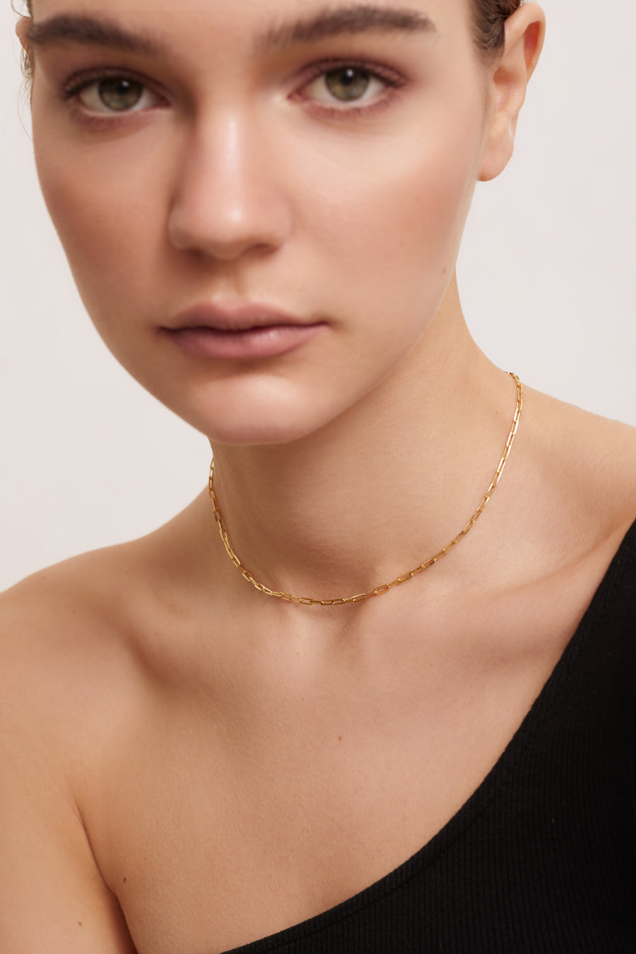 Clip edge necklace