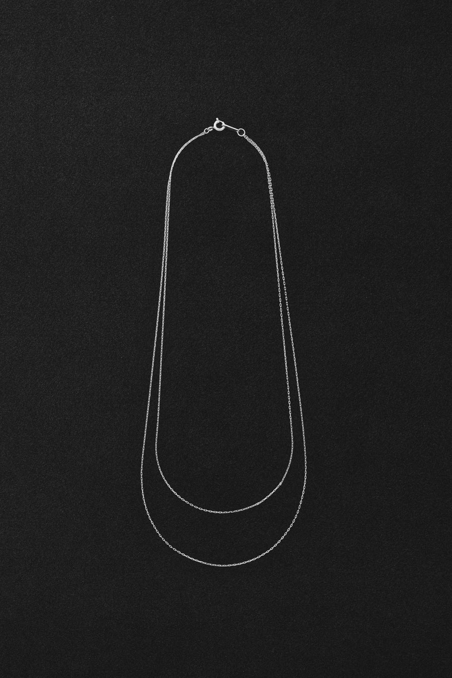 Skin chain layer necklace