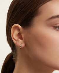 DAUGHTERS JEWELRY 片耳ピアス Hoop small earrings - DAUGHTERS JEWELRY