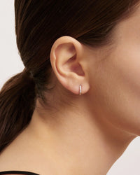 Mini stone hoop - DAUGHTERS JEWELRY