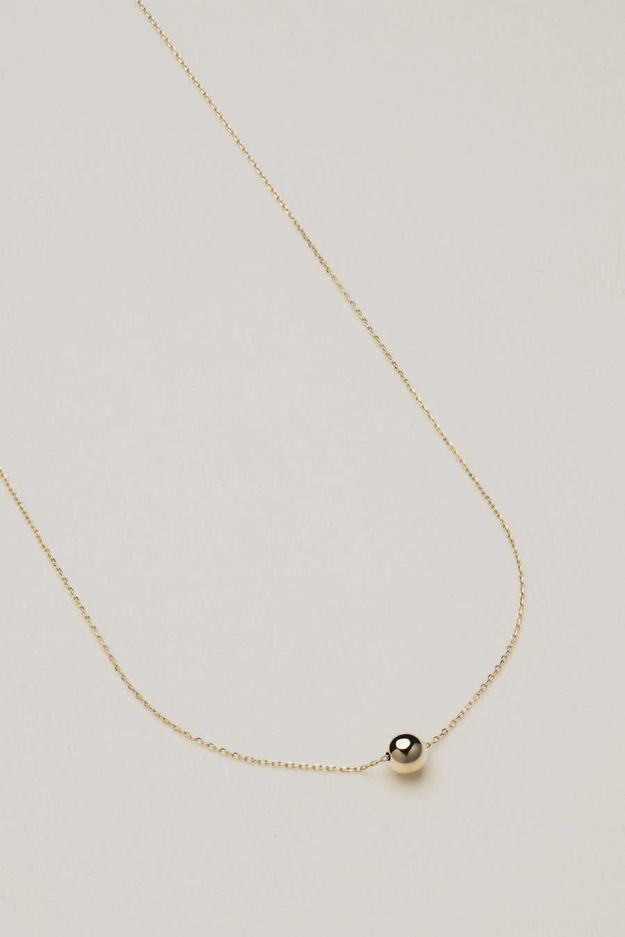 [14K] Ball charm necklace