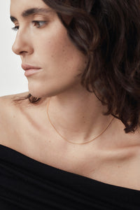 14K Tiny ball chain necklace – DAUGHTERS JEWELRY