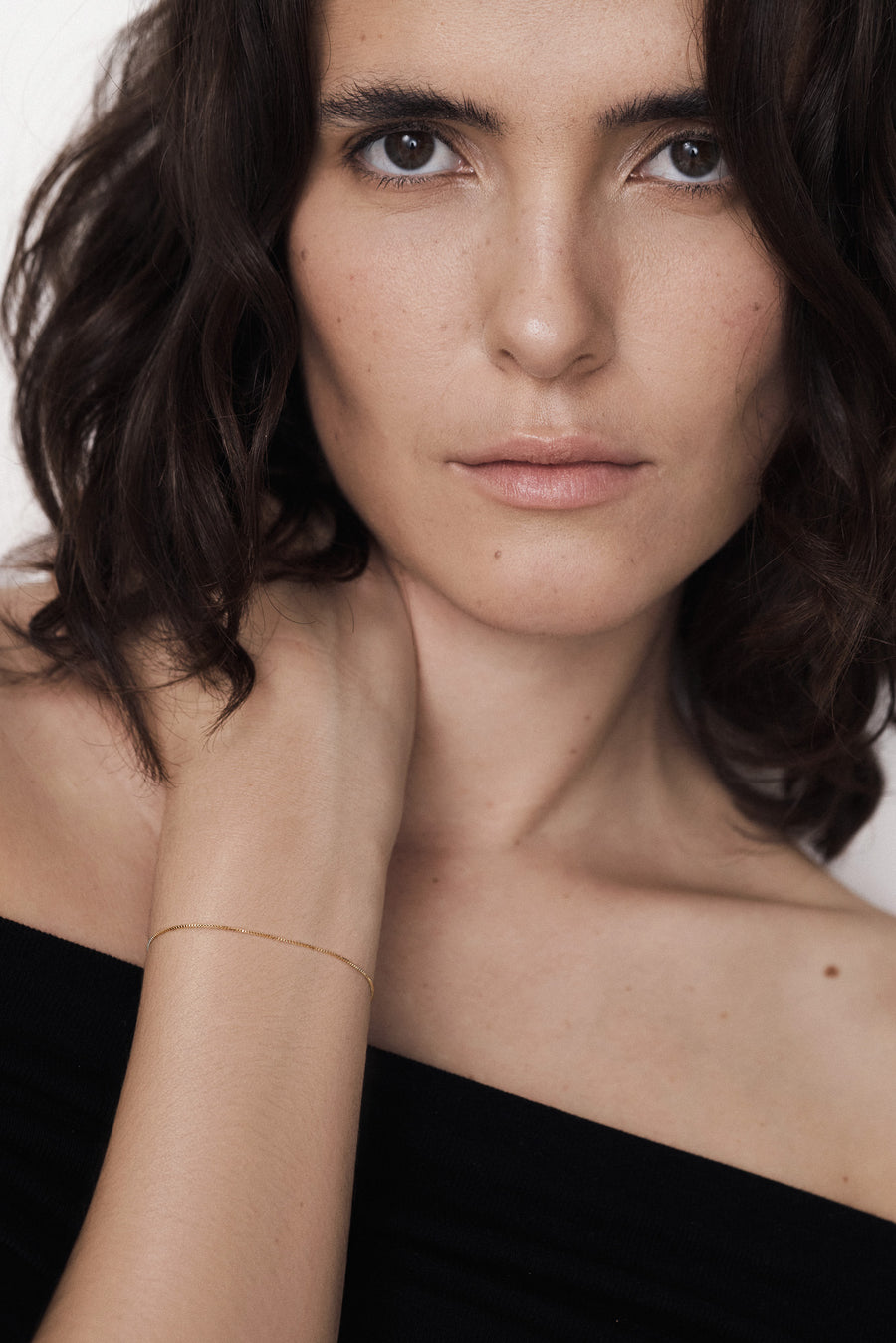 14k Fine box chain bracelet