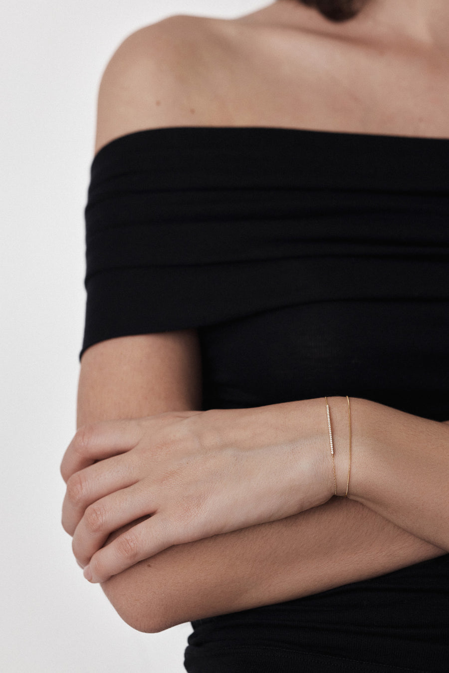 14k Fine box chain bracelet