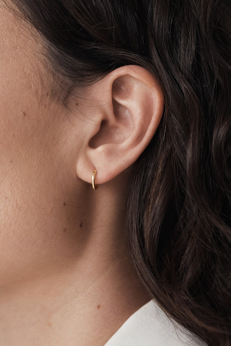 [14K] Skin hoop DAUGHTERS JEWELRY