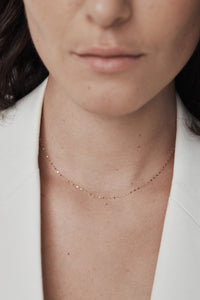 【14K】ドーターズジュエリー Sparkle chain necklace 14k Sparkle lite chain necklace – DAUGHTERS JEWELRY