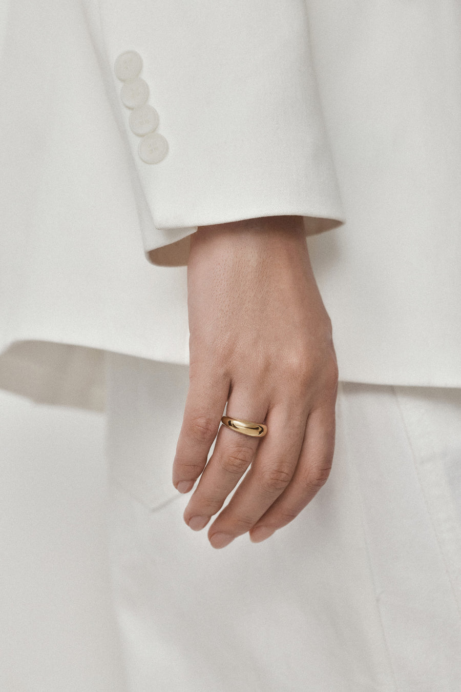 14K Soft dome ring – DAUGHTERS JEWELRY