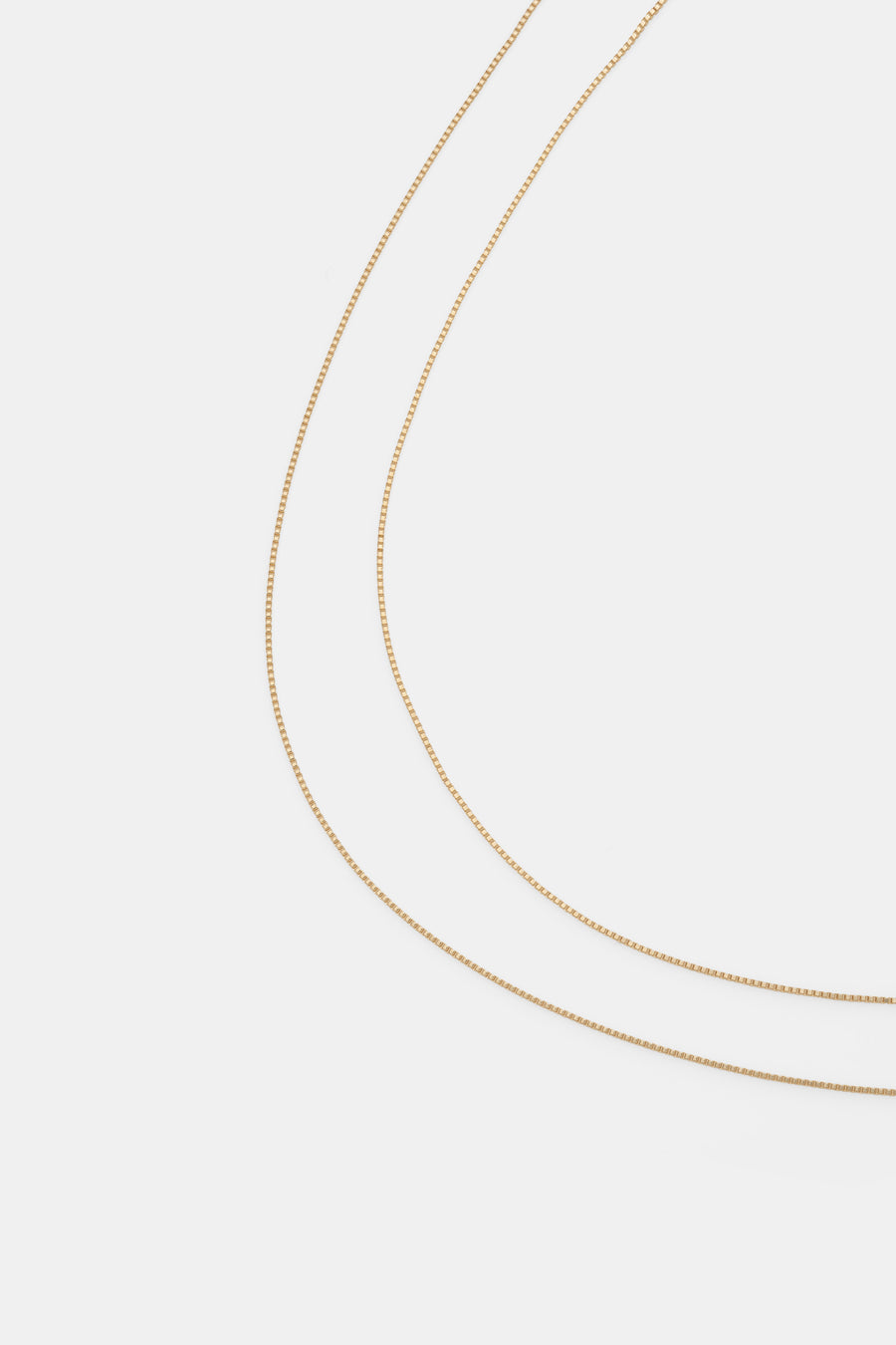 14k Fine box chain nacklace