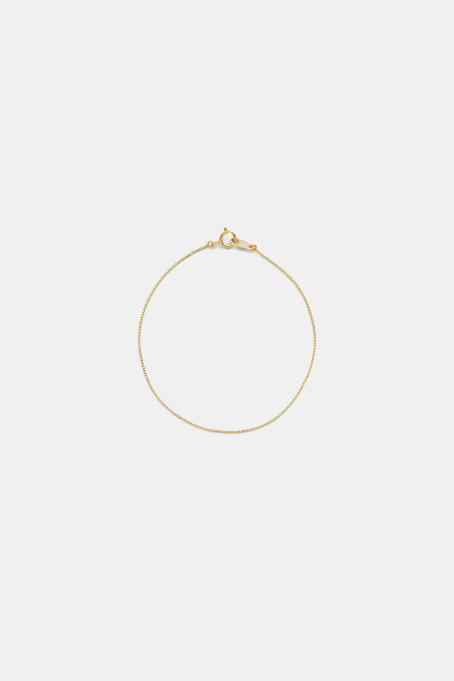 14k Fine box chain bracelet