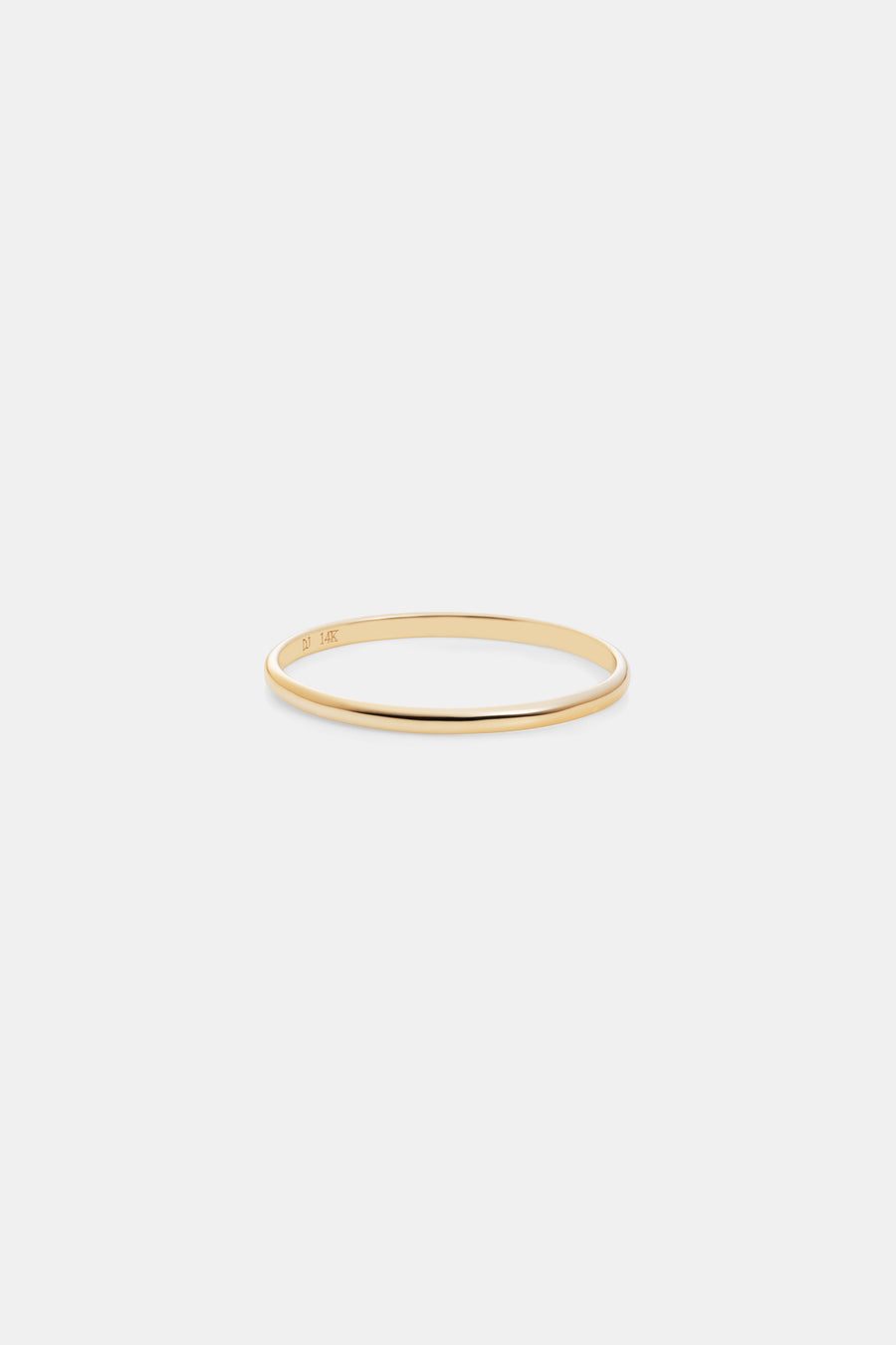 14k Thread glow ring