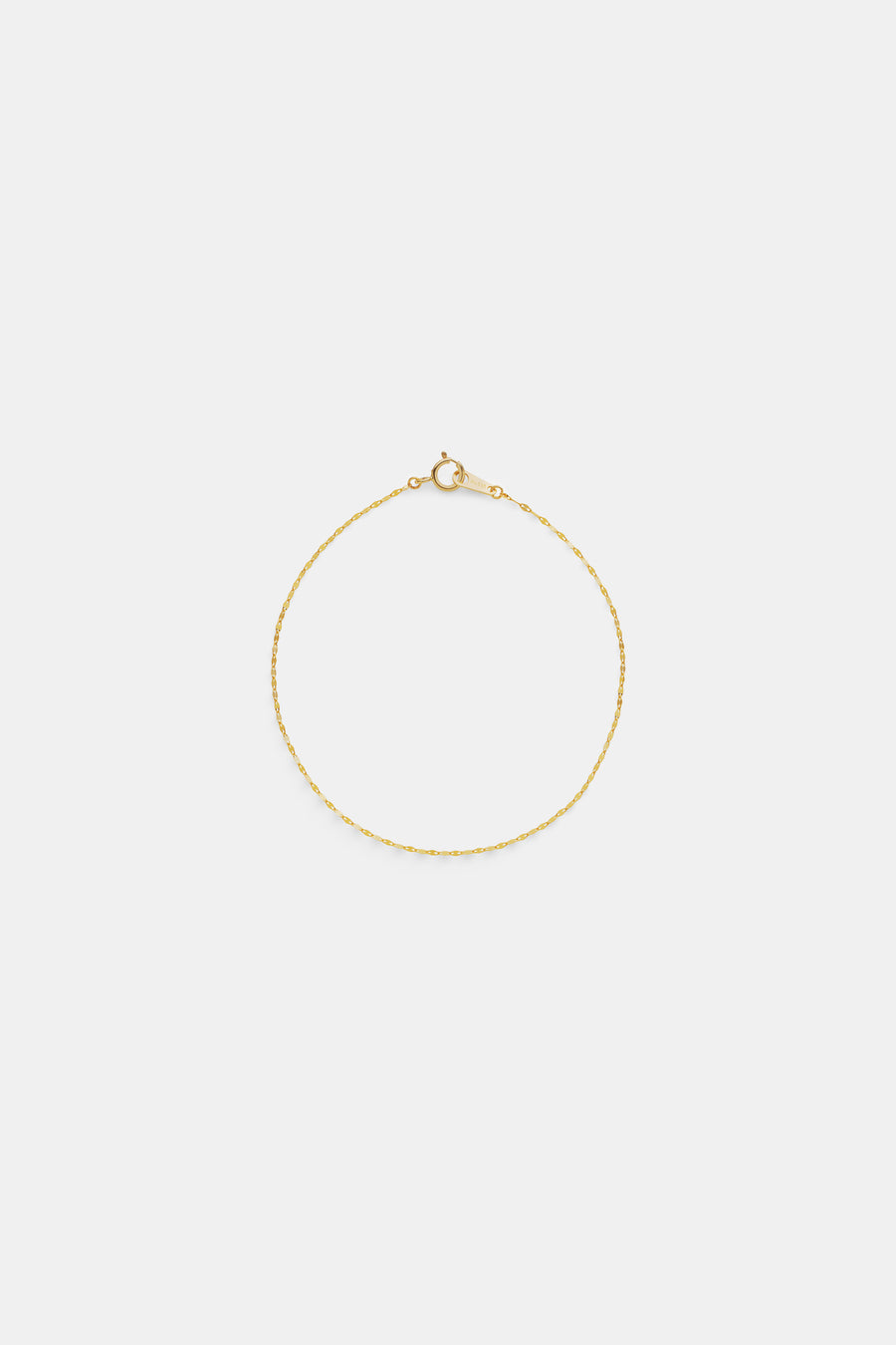 14k Sparkle lite chain bracelet