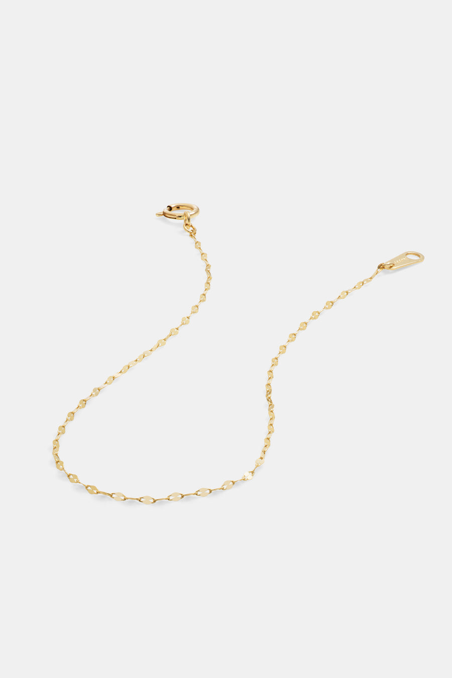 14k Sparkle lite chain bracelet