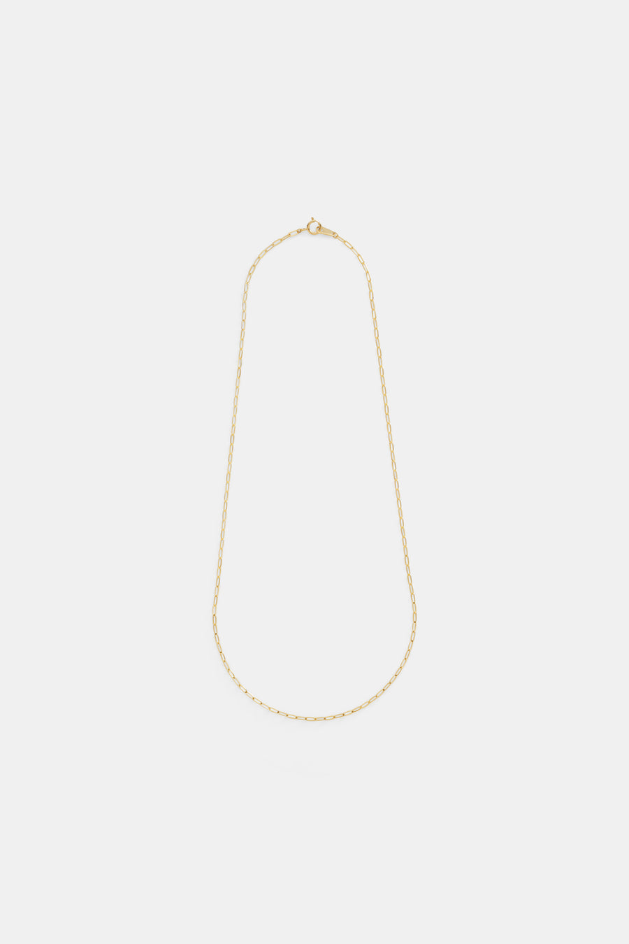 14k Oval chain necklace