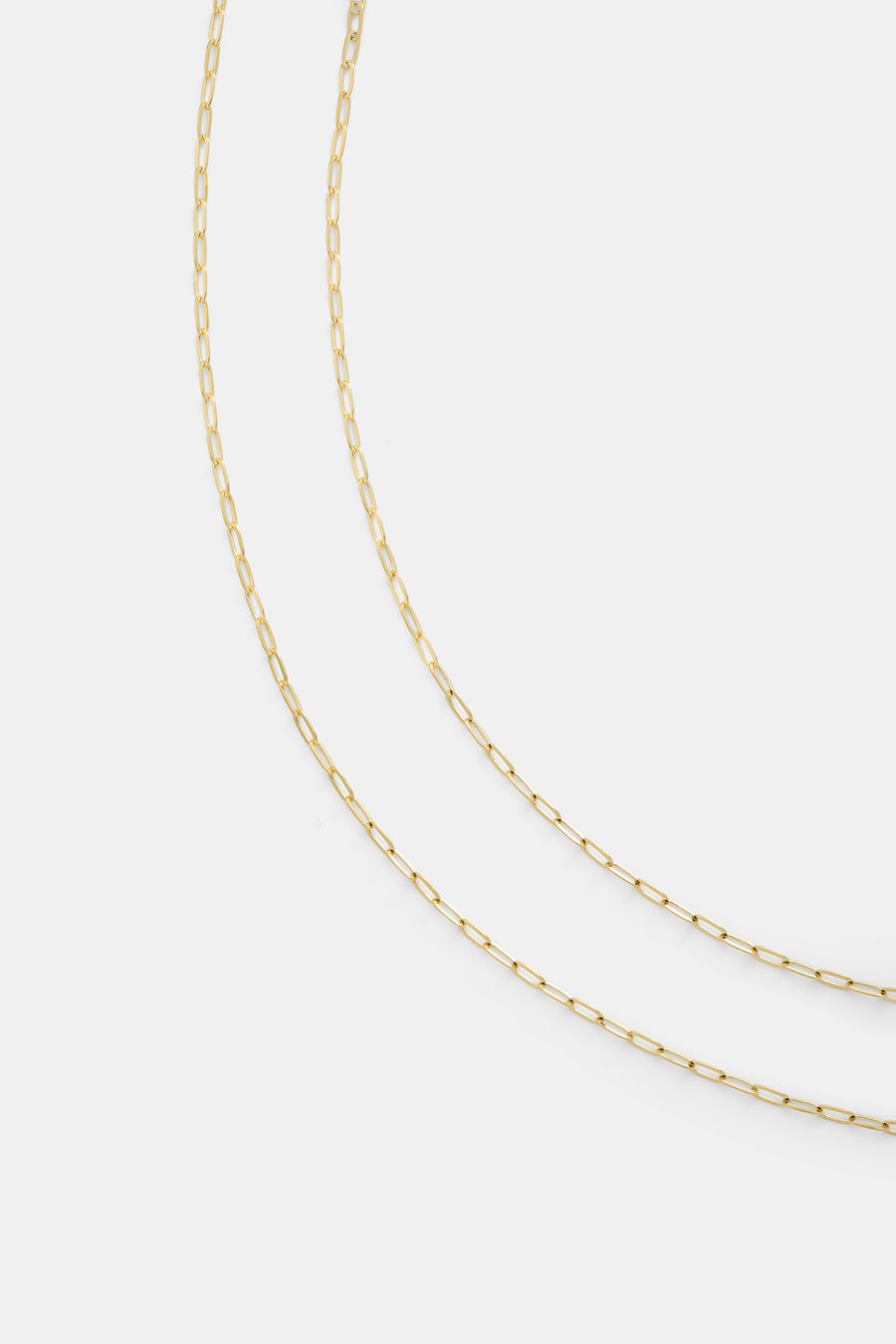 14k Oval chain necklace