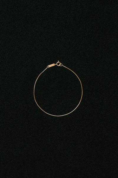Slim box chain bracelet - DAUGHTERS JEWELRY