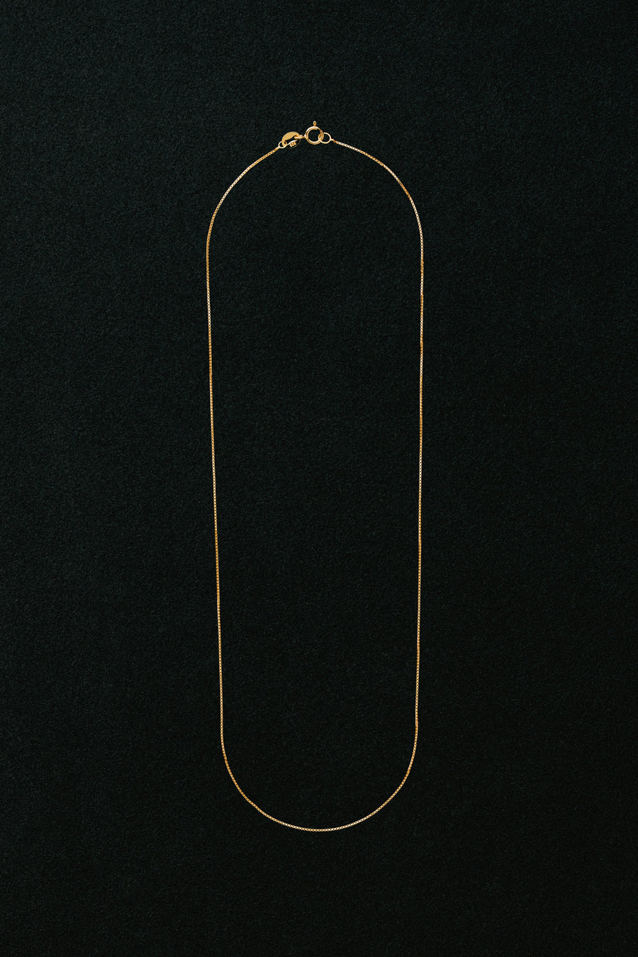 Slim box chain nacklace