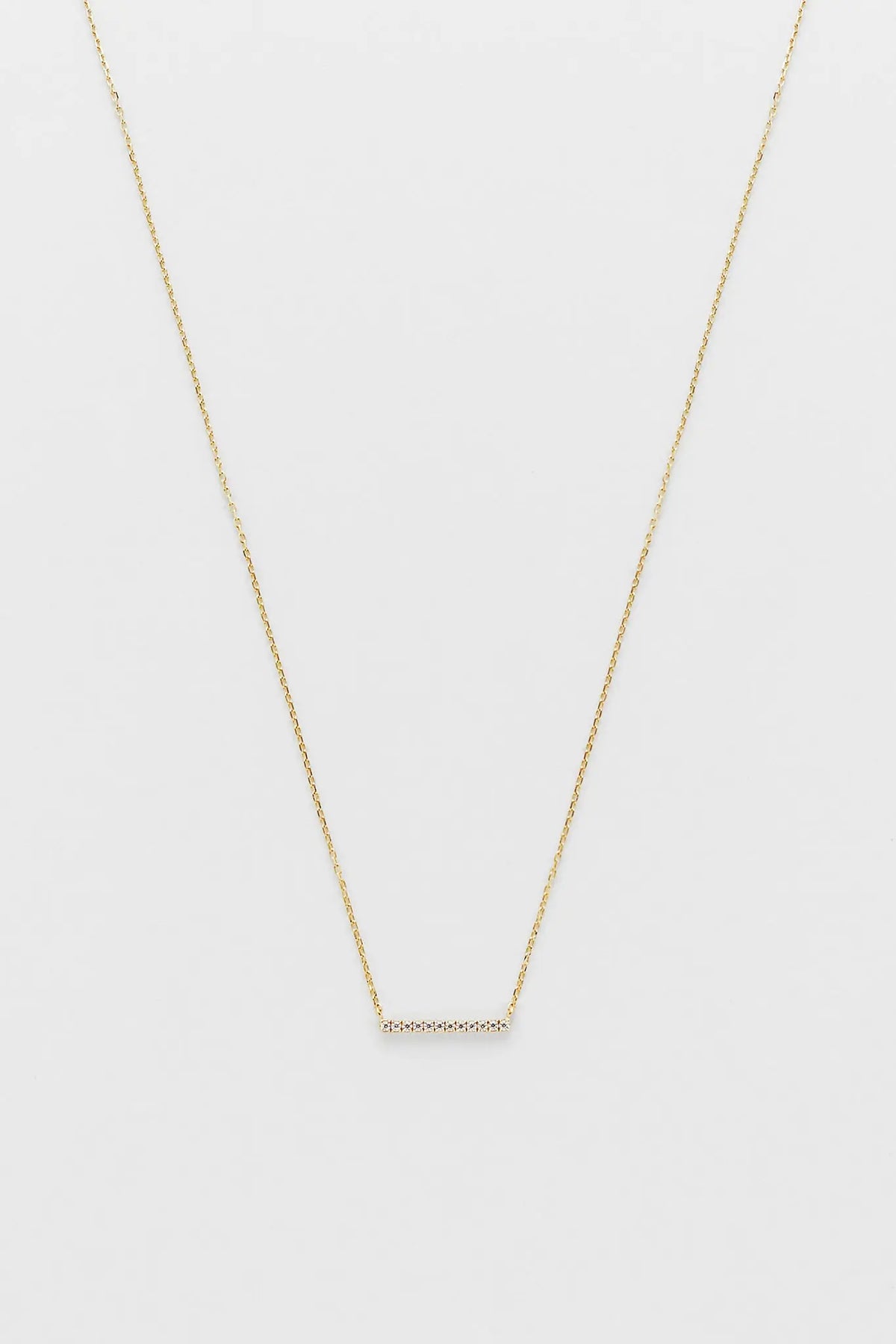 [14K] Bar motif necklace DAUGHTERS JEWELRY