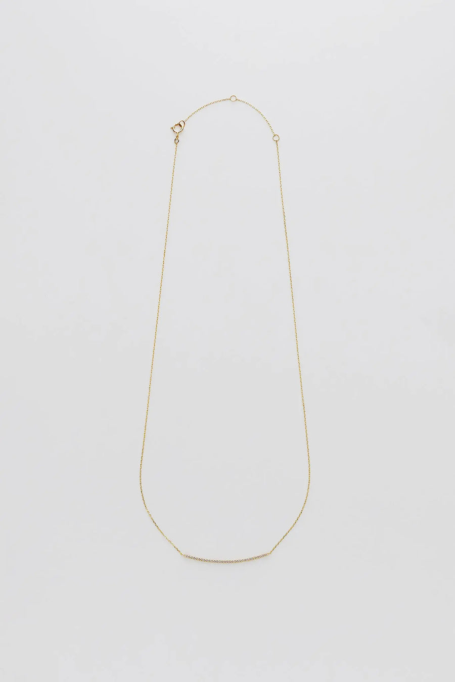 [14K] Arc motif nrcklace