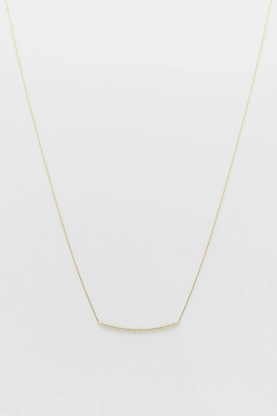 [14K] Arc motif nrcklace