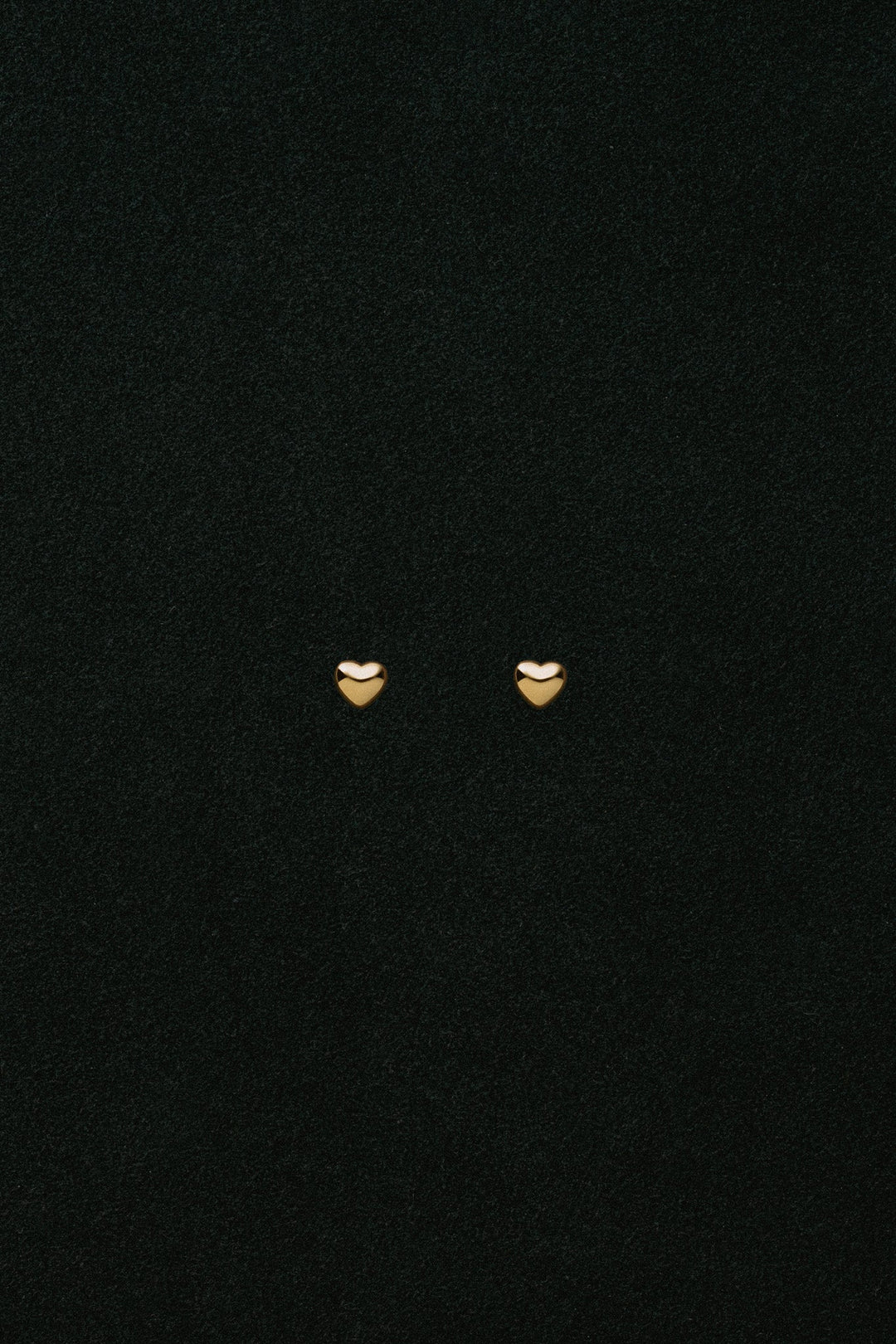 Tiny heart studs