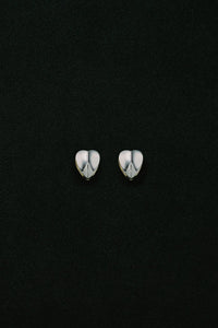 Heart combi earrings - DAUGHTERS JEWELRY