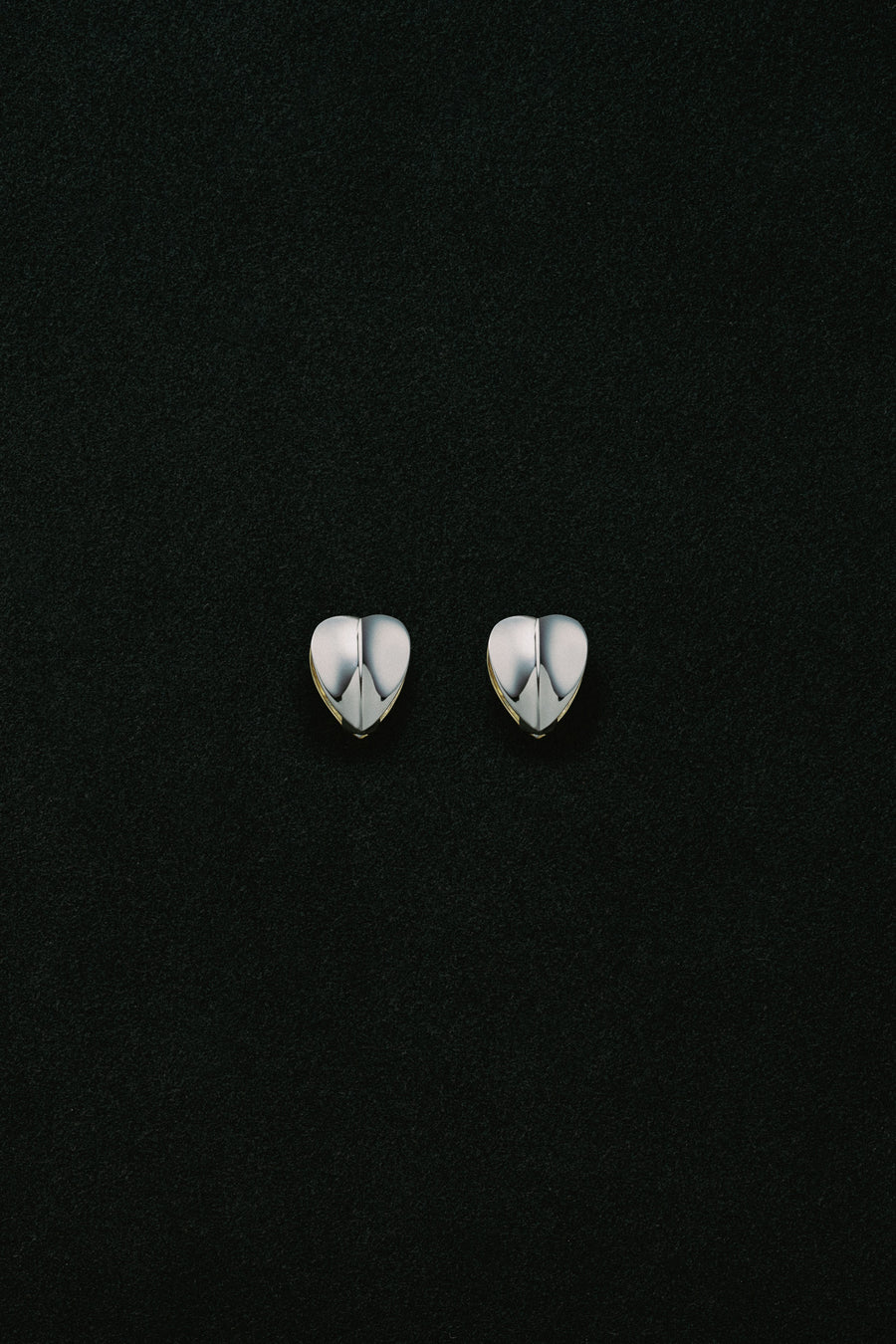 Heart combi earrings