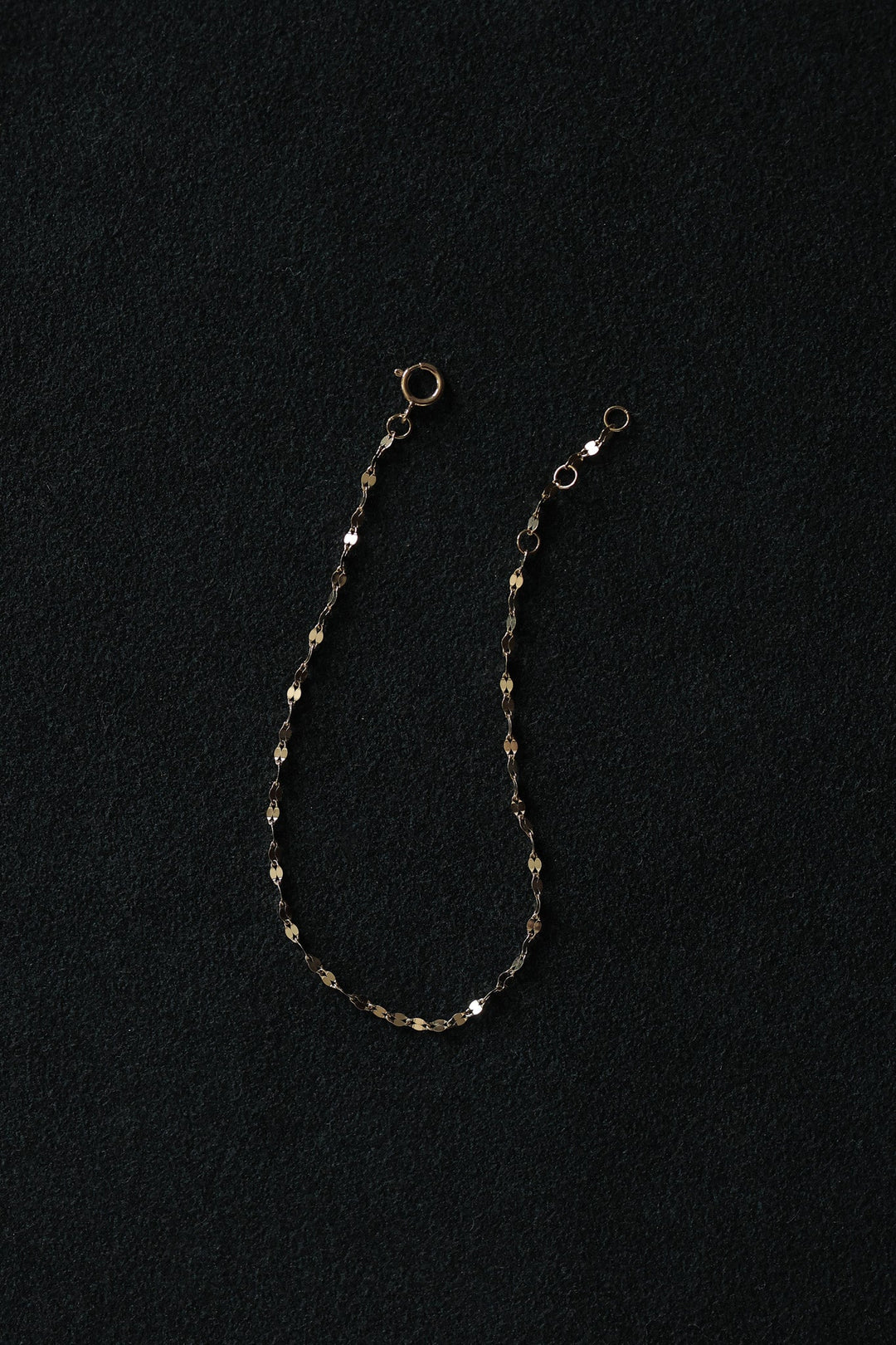 [14K] Sparkle chain bracelet