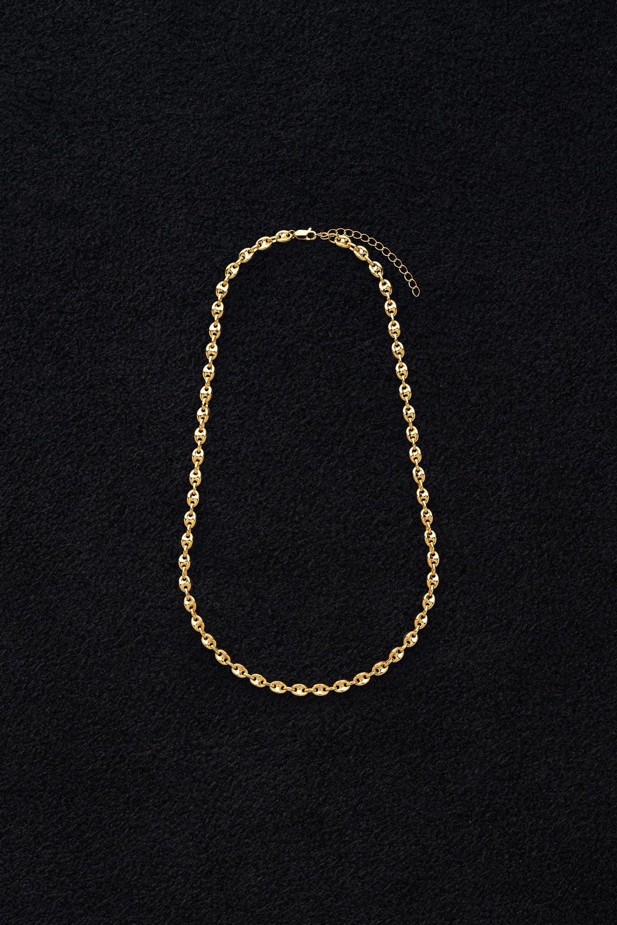 Solid link chain necklace