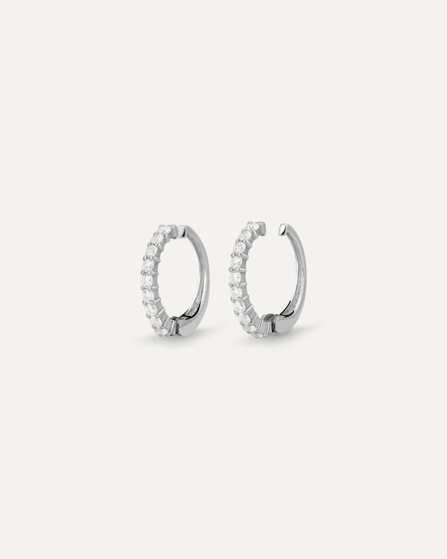 Mini stone earrings