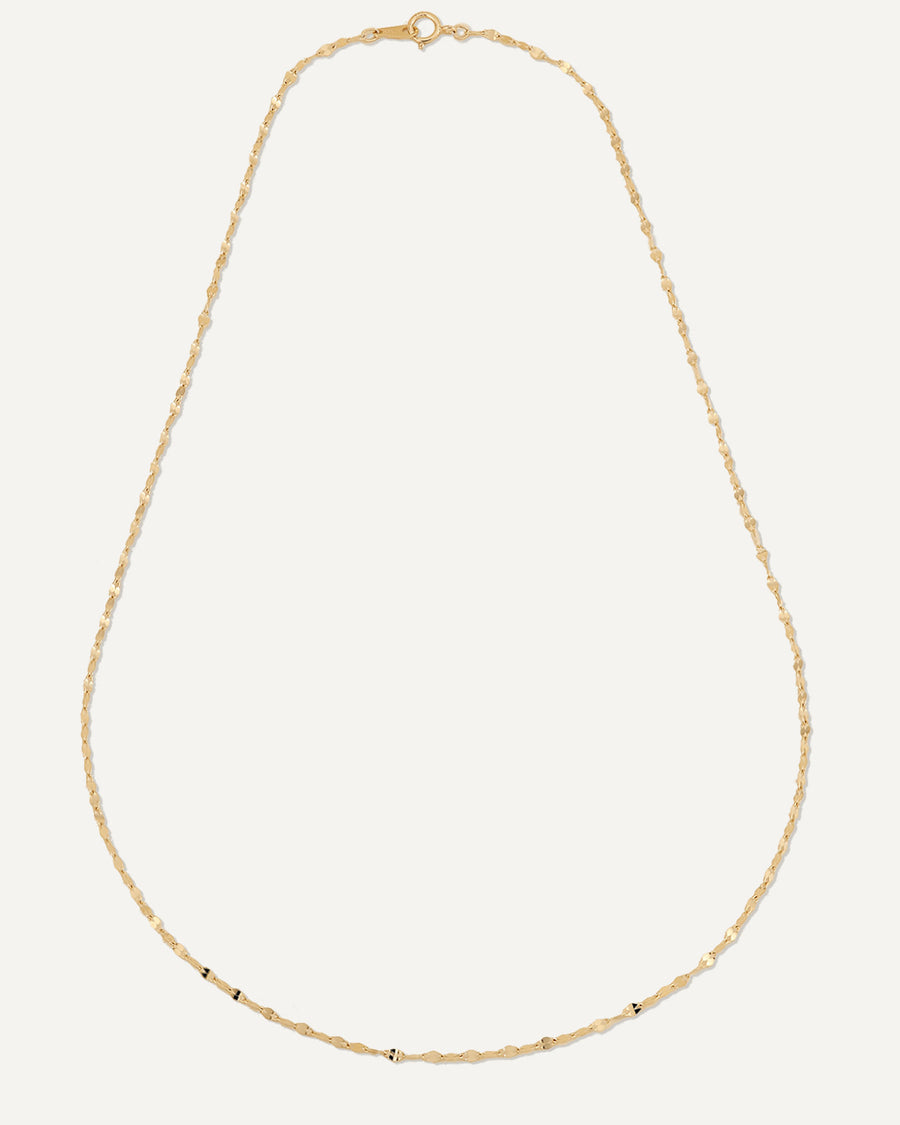 [14K] Sparkle chain necklace