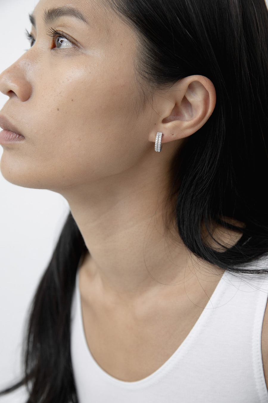 Trace stone earrings DAUGHTERS JEWELRY