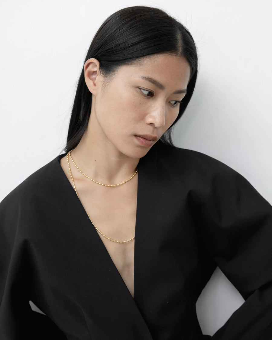 Unite chain short necklace