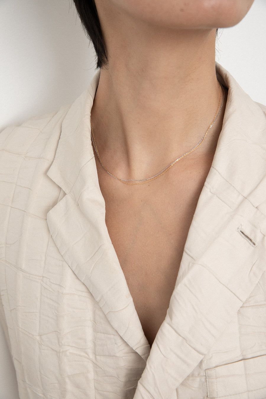 Skin chain necklace