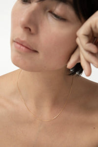 Slim box chain nacklace - DAUGHTERS JEWELRY