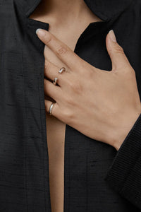 Cuff tube ring - DAUGHTERS JEWELRY