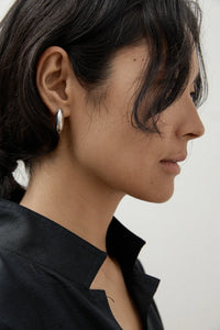 Chub drop hoop - DAUGHTERS JEWELRY