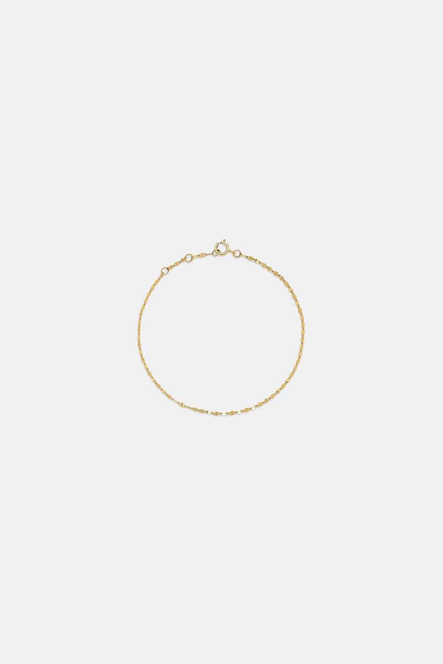 [14K] Sparkle chain bracelet
