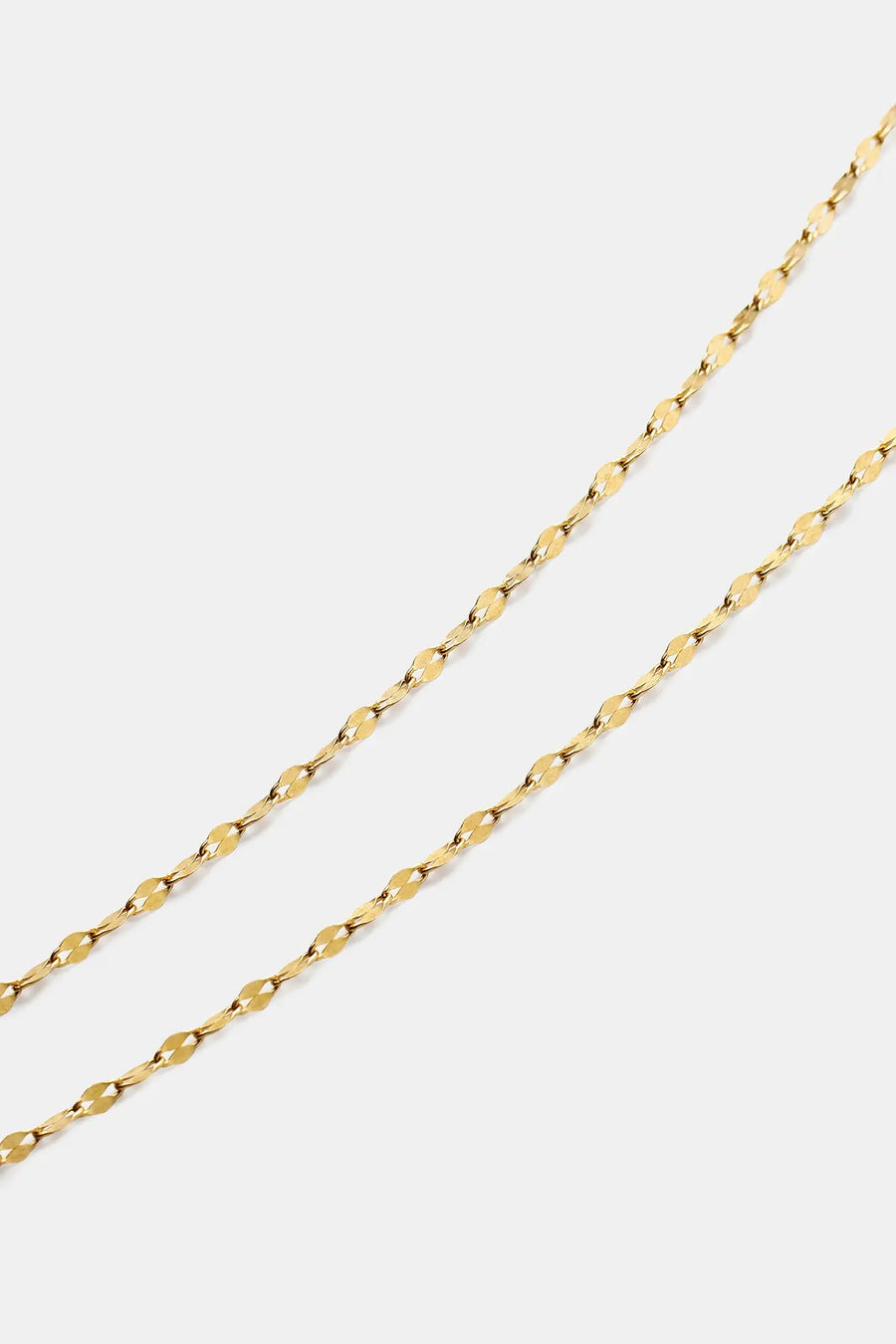 [14K] Sparkle chain bracelet