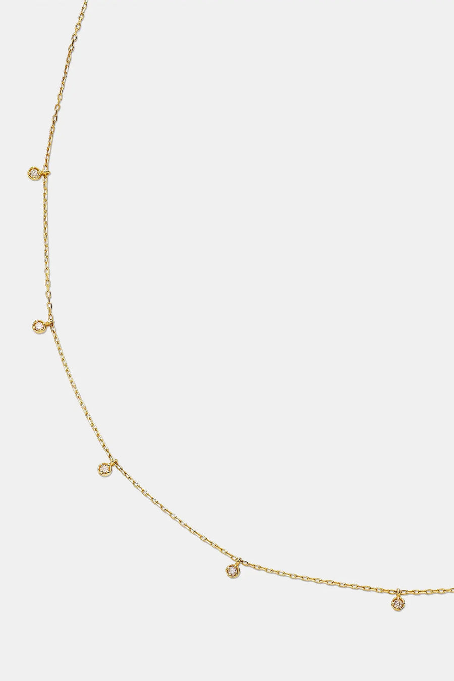 [14K] Roman stone necklace