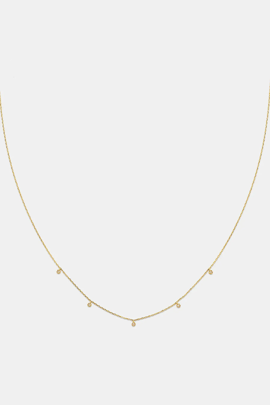 [14K] Roman stone necklace