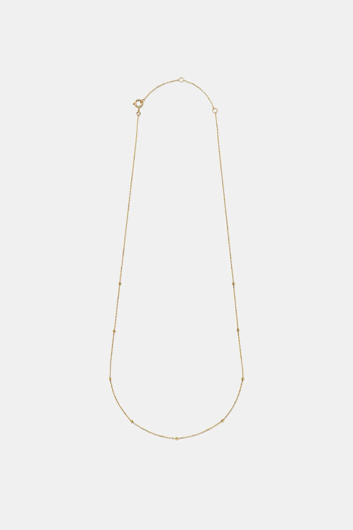 [14K] Dot ball necklace