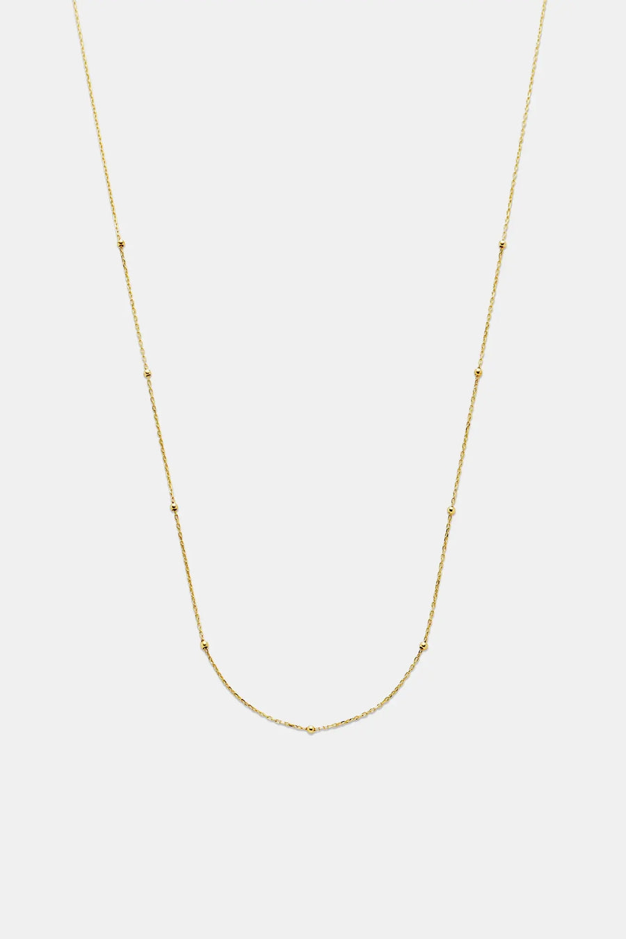 [14K] Dot ball necklace