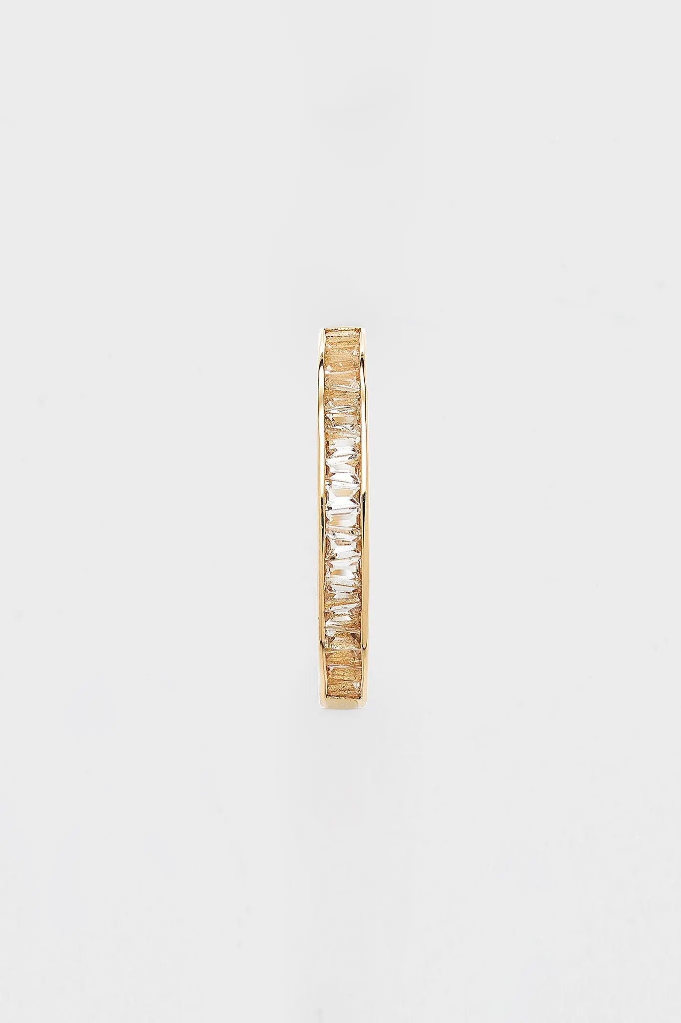 14K] Rail set ring - DAUGHTERS JEWELRY