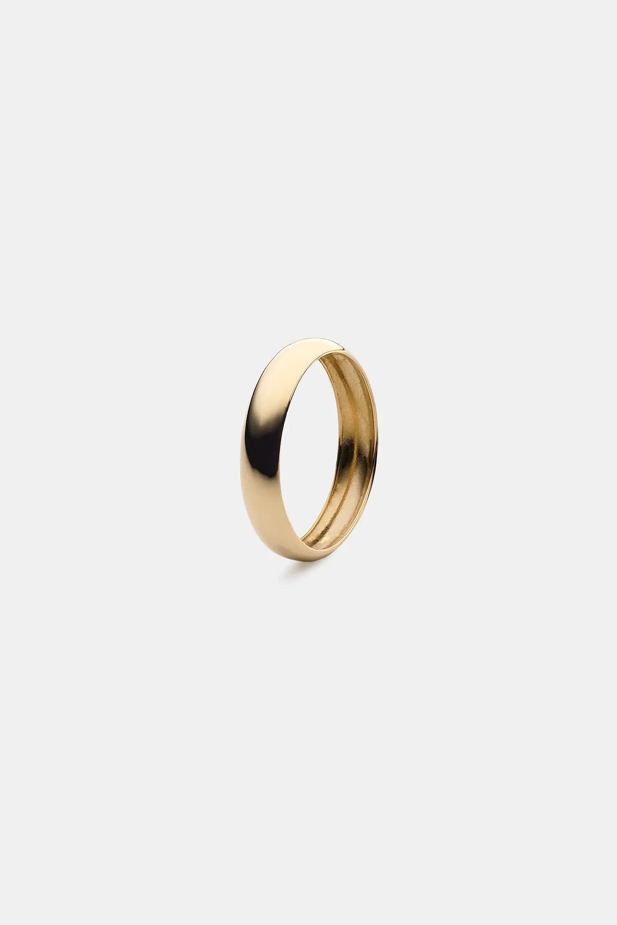 14K Basic band ring
