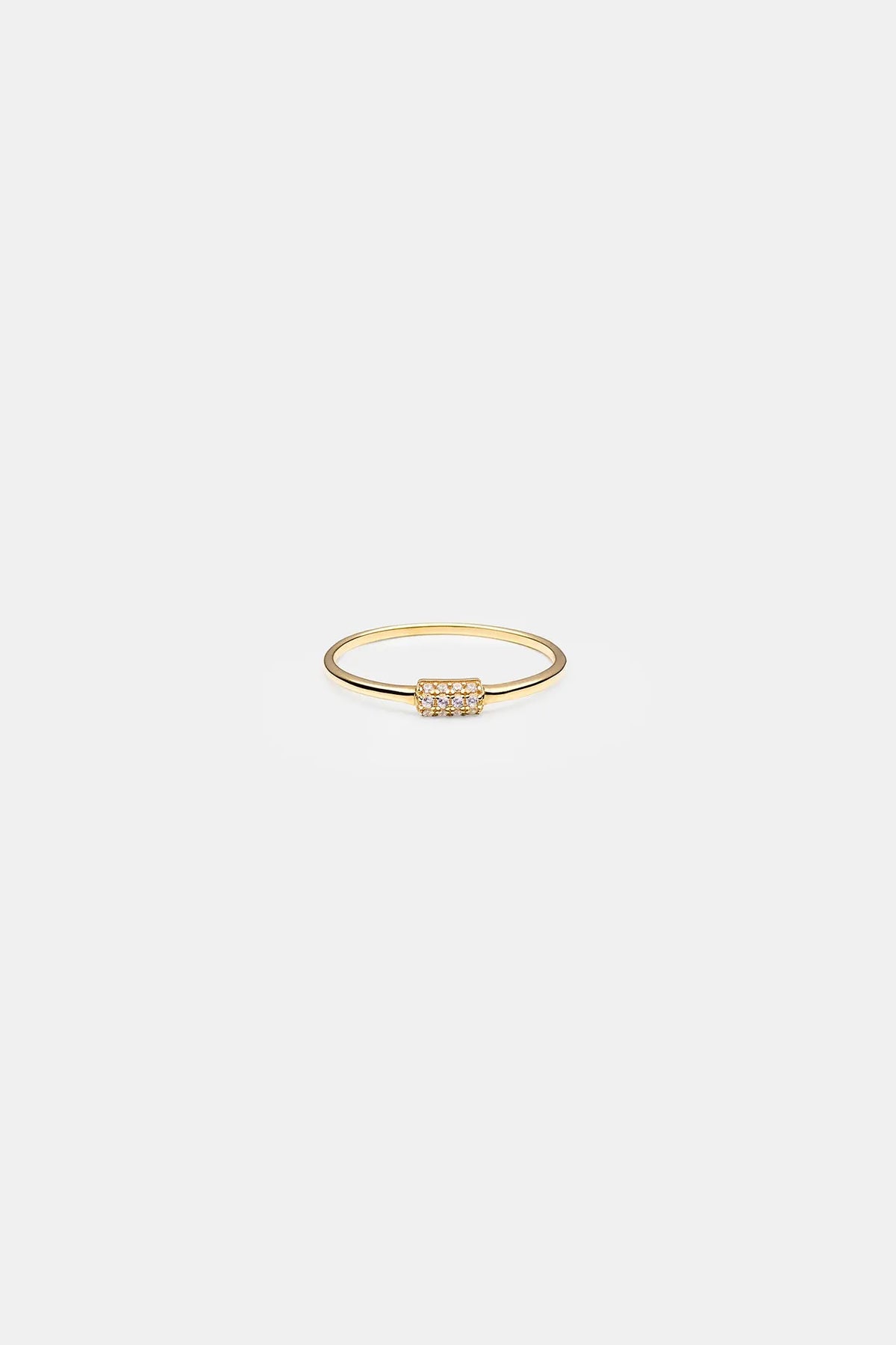 [14K] Pave diamond point ring DAUGHTERS JEWELRY