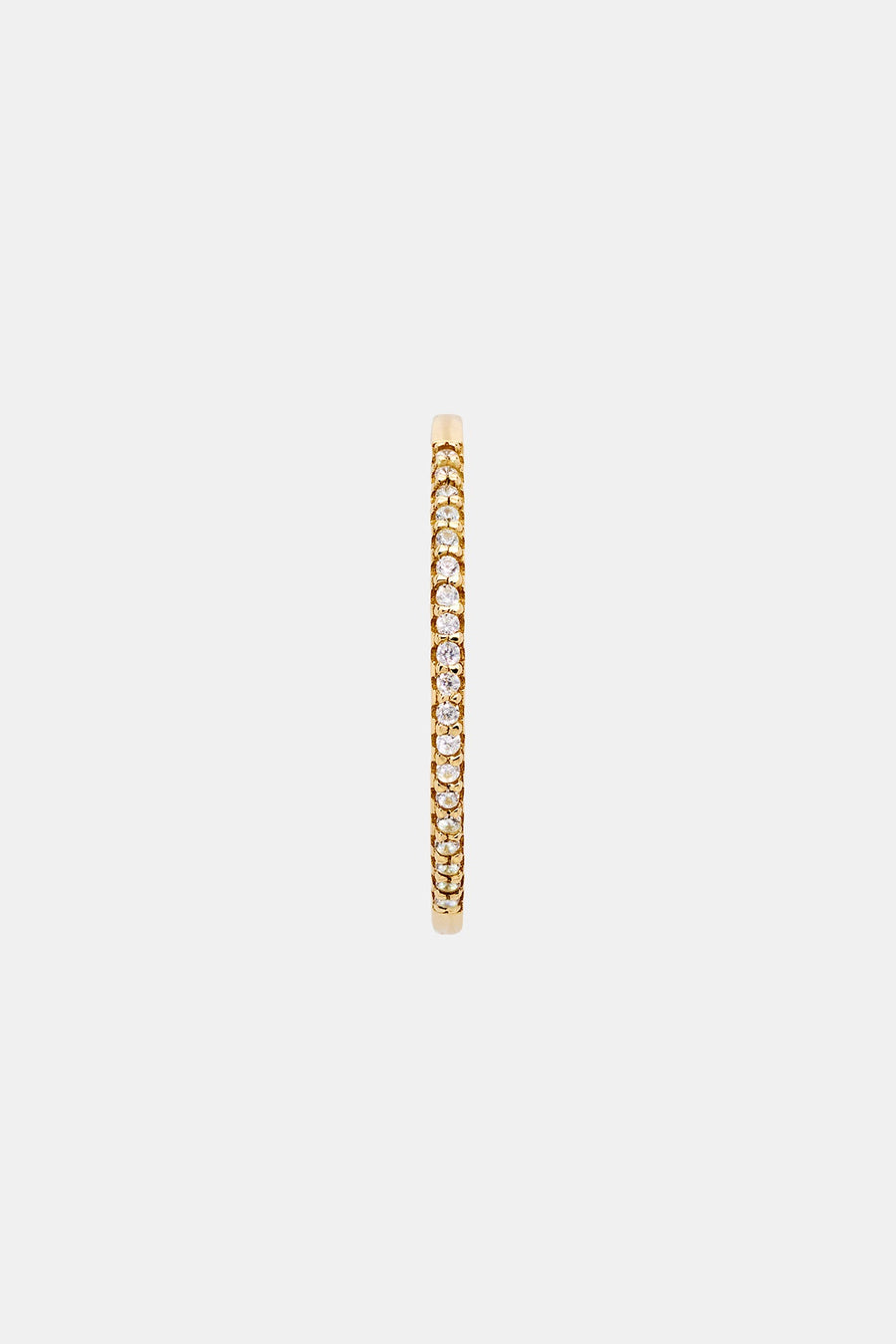 [14K] Slim diamond ring