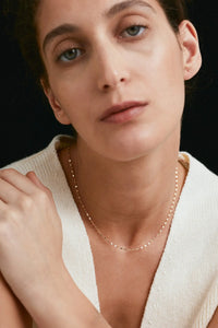 【14K】ドーターズジュエリー Sparkle chain necklace 14K] Sparkle chain necklace - DAUGHTERS JEWELRY