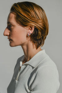DAUGHTERS JEWELRY Dewy hoopゴールド フープピアス Dewy hoop - DAUGHTERS JEWELRY